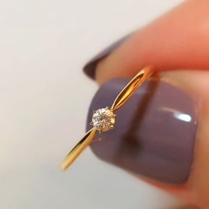✨18k Gold✨ diamond ring yellow gold